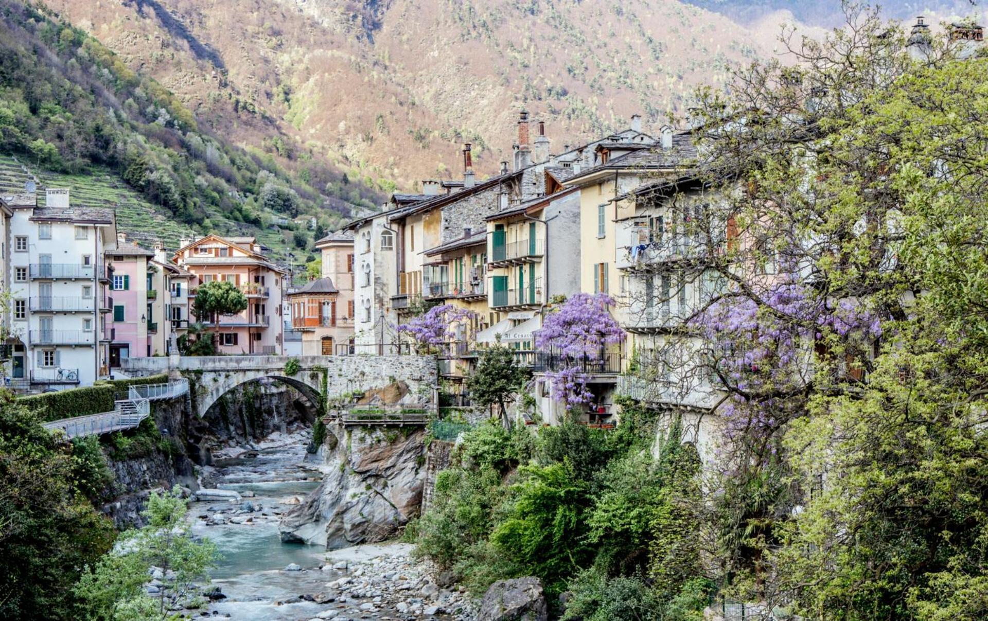 Apartament San Giuan, Ad Un Passo Dal Centro Chiavenna Zewnętrze zdjęcie